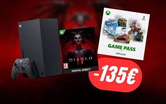 Xbox Series X in bundle con Diablo IV e Game Pass Ultimate a un PREZZO BOMBA