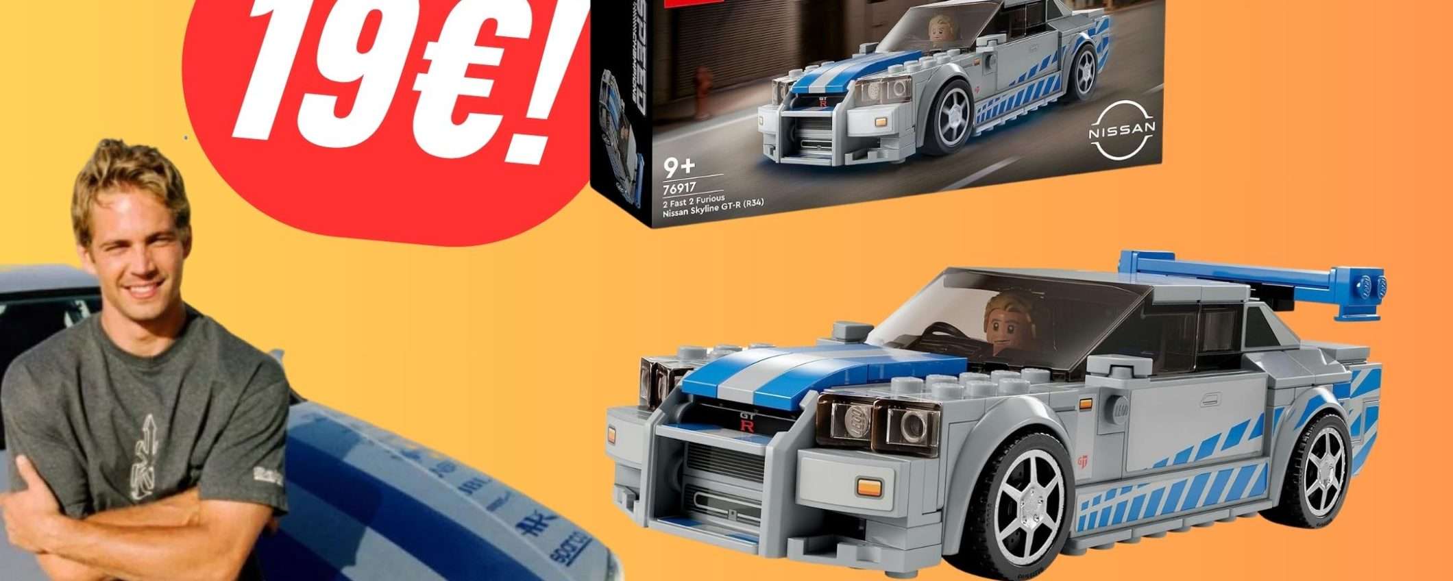L'iconica LEGO Nissan Skyline GT-R di Paul Walker è scontata su Amazon!