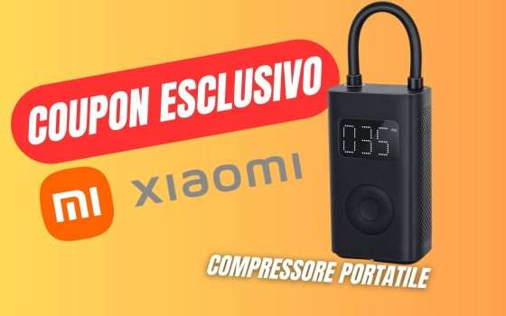 Il Compressore Portatile di Xiaomi CROLLA del 38% grazie al COUPON