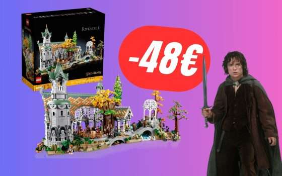 Il set LEGO Il Signore degli Anelli: Gran Burrone è scontato su Amazon!