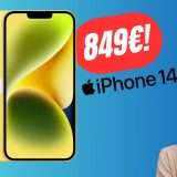 L'iPhone 14 Plus (Giallo) è in SCONTO su Amazon!