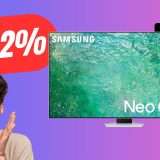 La TV Samsung Neo QLED del 2023 è protagonista di un ottimo SCONTO su Amazon!