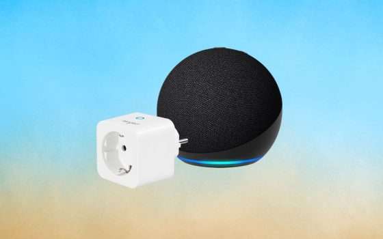 Echo Dot 5 con Smart Plug: il BUNDLE in offerta Amazon (-24%)