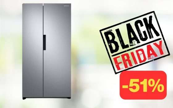 Black Friday Amazon: frigorifero Samsung Side by Side in MEGA sconto (-51%)