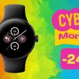 Cyber Monday Amazon: Google Pixel Watch 2 in OTTIMO SCONTO (-24%)