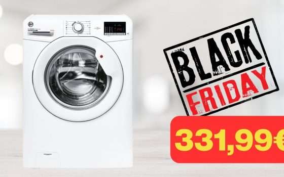 Lavatrice Hoover 10KG in SUPER SCONTO per il Black Friday Amazon