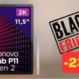 Lenovo Tab P11: tablet 2K, 128GB e Android in sconto Black Friday
