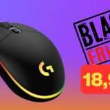 Logitech G203: il mouse da gaming è a 18,99 euro per il Black Friday