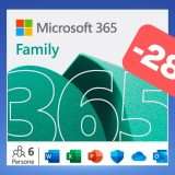 Microsoft 365 Family: la licenza per 6 persone è in SCONTO su Amazon (-28%)
