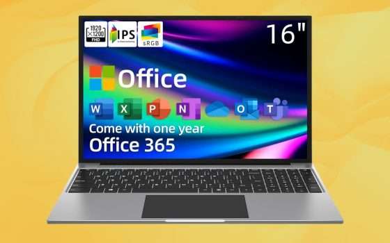 Notebook con SSD, Intel e Office 365 incluso: solo 279,99€ (Amazon)