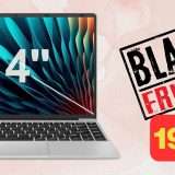 Notebook leggero e veloce a 195€: occasione Amazon Black Friday