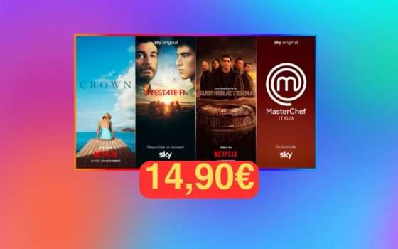 Il Black Friday di Sky ti regala Netflix a 14,90 euro al mese