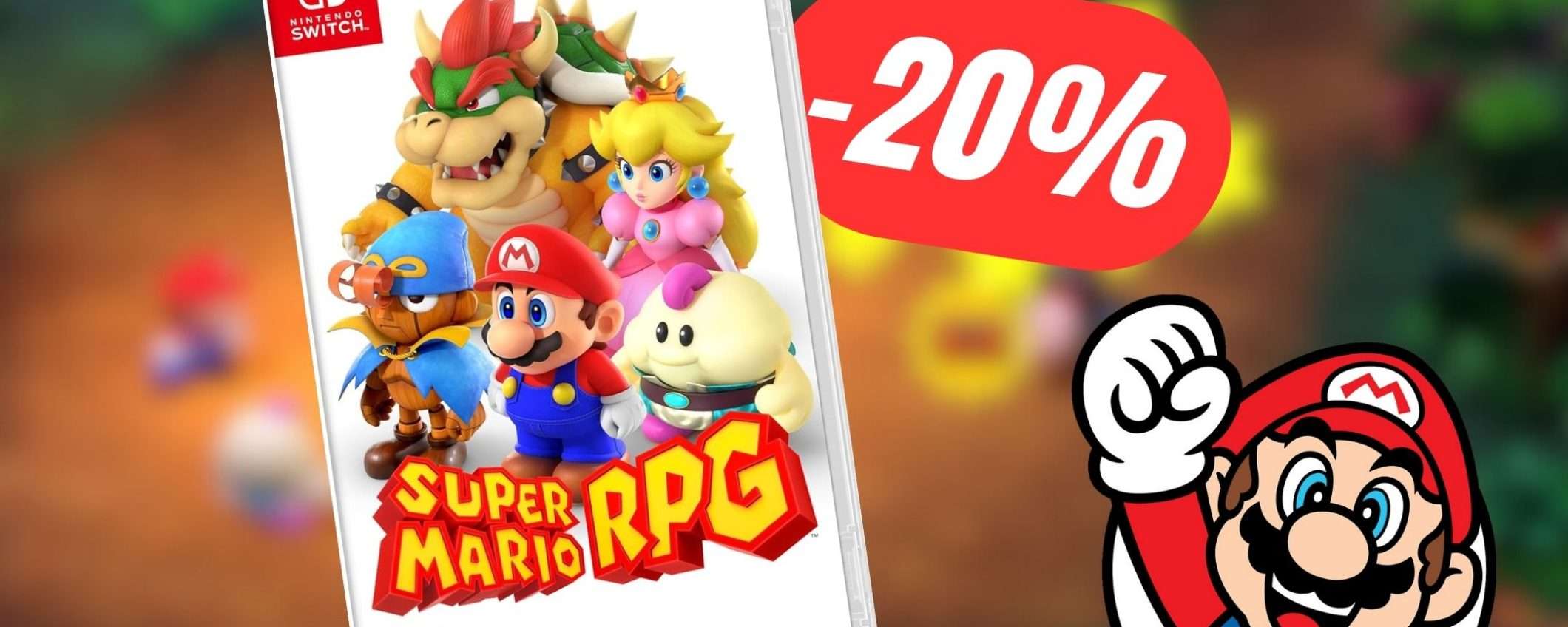 Il nuovissimo SUPER MARIO RPG è in SCONTO su Amazon!