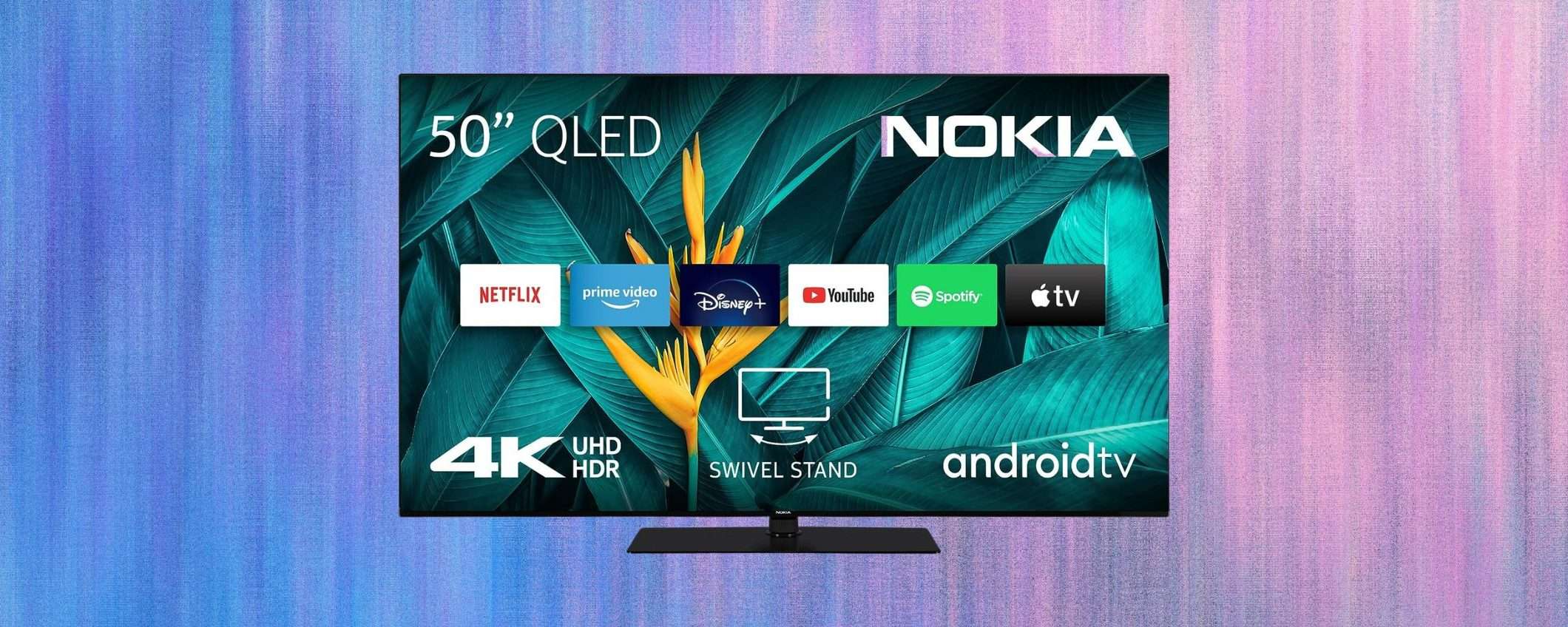 Smart TV Nokia 50 pollici: che PREZZO su Amazon (-20%)