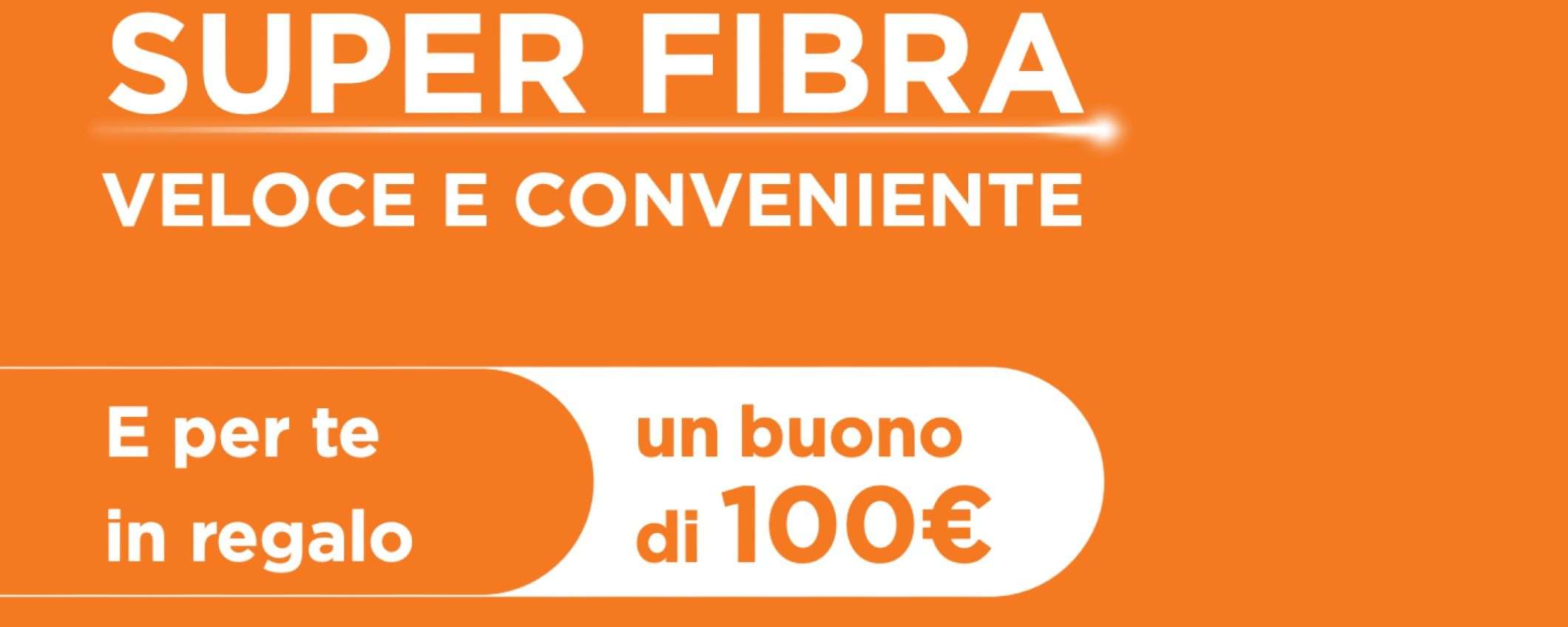 WINDTRE Super Fibra: FTTH con 100€ di vantaggi