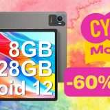 Fantastico tablet Android in DOPPIO SCONTO su Amazon (-60% e -30€)