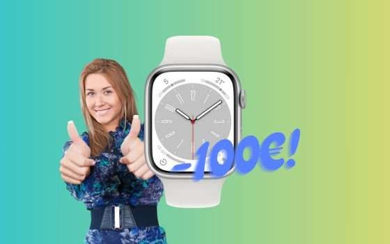 Apple Watch Series 8 Cellular: 110€ di SCONTO su Amazon
