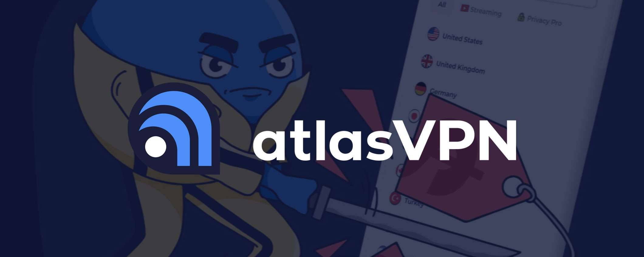 Il Black Friday di Atlas VPN: sconto 86% e sei mesi gratis
