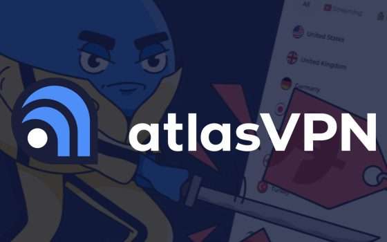 Il Black Friday di Atlas VPN: sconto 86% e sei mesi gratis