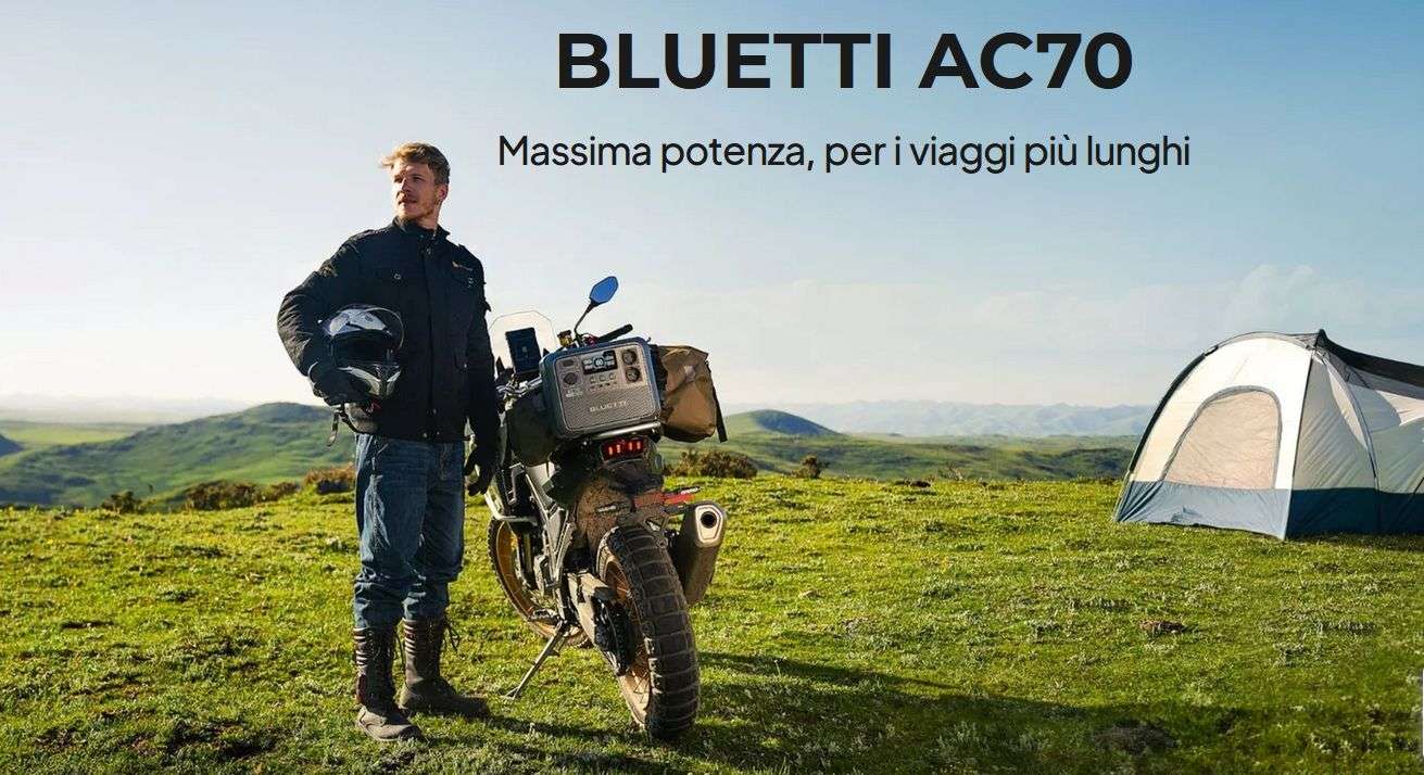 BLUETTI lancia la stazione di alimentazione AC70 in pieno Black Friday