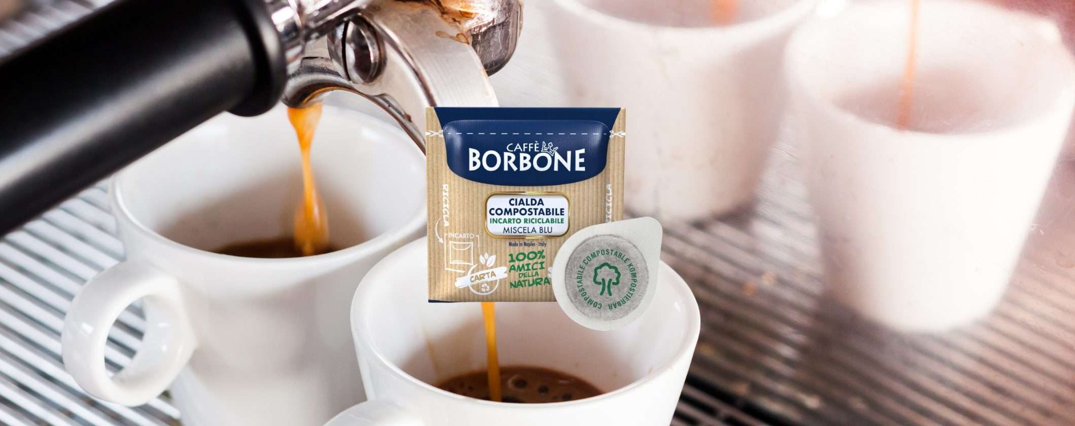 Caffè per TUTTI con le Cialde Borbone Miscela Blu a 0,16€