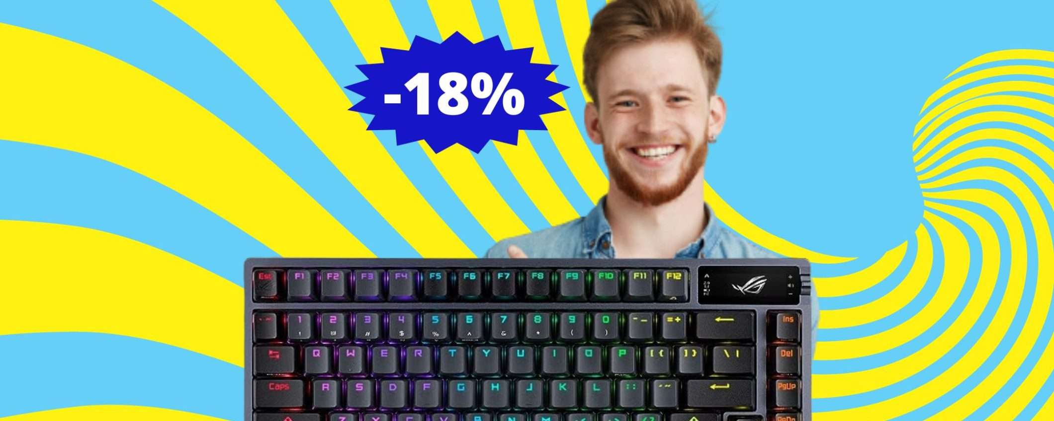 ASUS ROG Azoth: un'OFFERTA da non perdere per il Black Friday