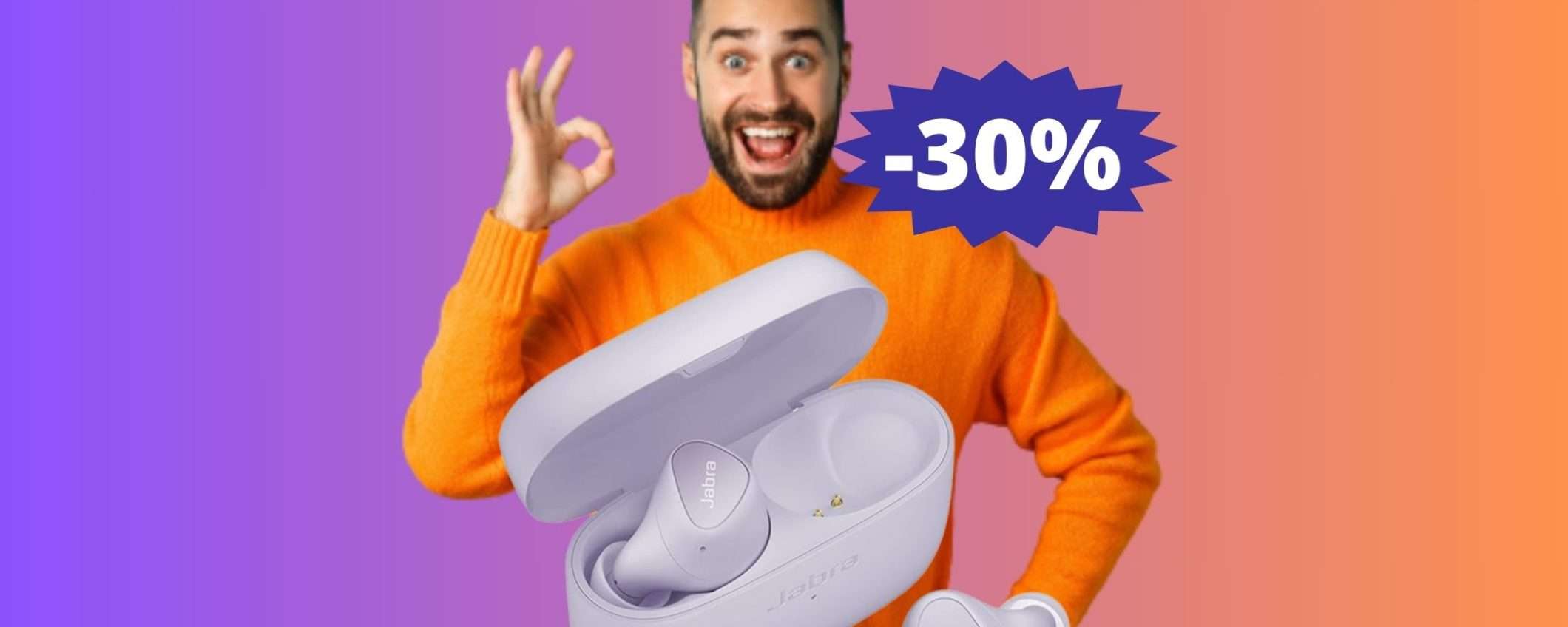 Auricolari Jabra Elite 4: MEGA sconto Black Friday (-30%)