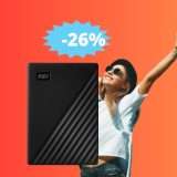 HDD WD 2TB My Passport: un AFFARE imperdibile (-26%)