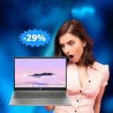 HP Chromebook 14a: un AFFARE da prendere al volo (-29%)