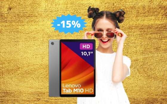 Lenovo Tab M10: ultima OCCASIONE a questo prezzo (-15%)