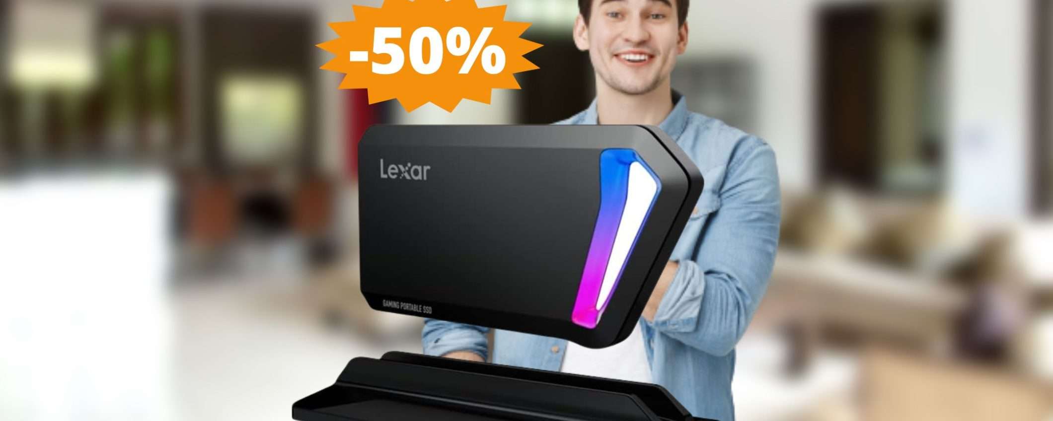 Lexar SL660 BLAZE: sconto FOLLE del 50% per il Black Friday