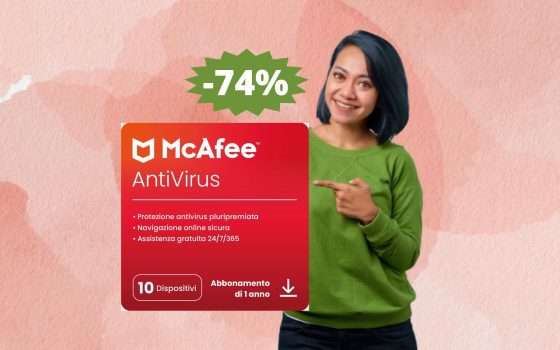McAfee Plus 2023: CROLLO del prezzo su Amazon (-74%)