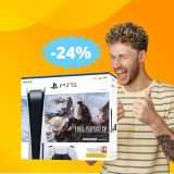 PlayStation 5 + Final Fantasy XVI: oltre 100 euro di sconto