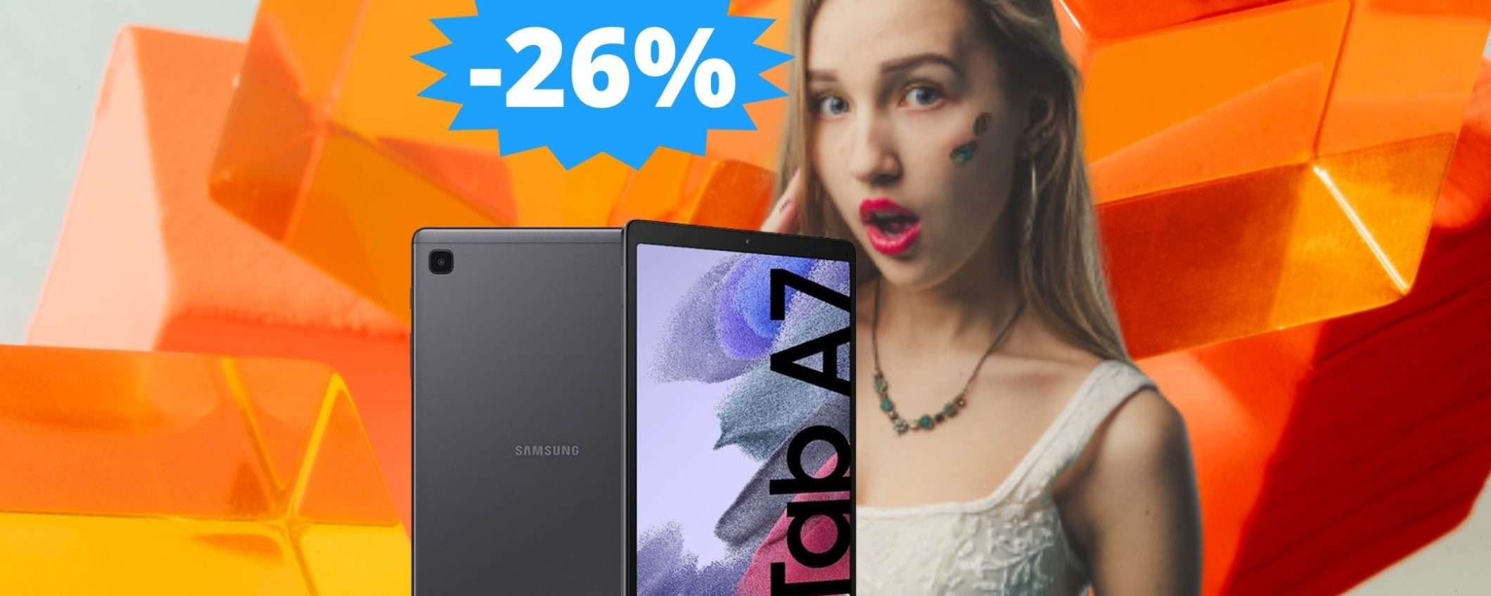 Samsung Galaxy Tab A7 Lite: SUPER sconto del 26% su Amazon