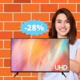 Smart TV SAMSUNG Crystal UHD 4K: MEGA sconto del 28%