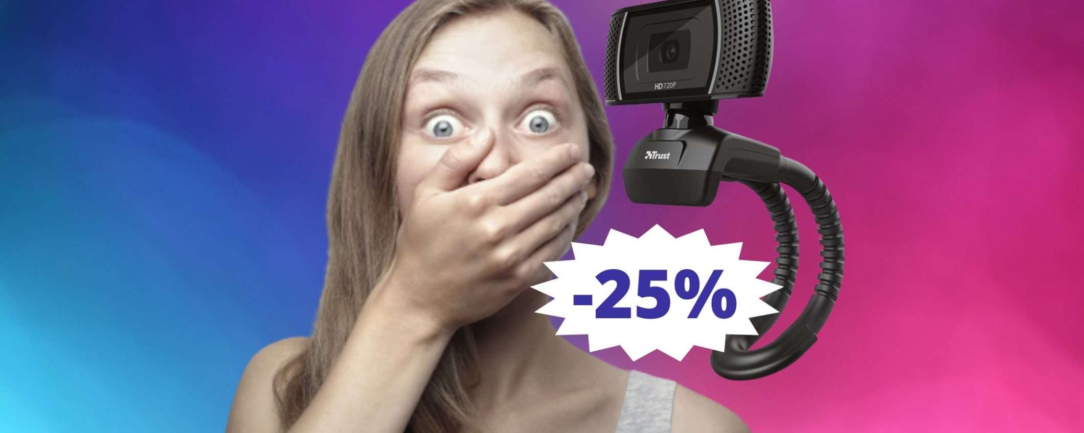 Trust Trino: la webcam DEFINITVA a questo prezzo (-25%)