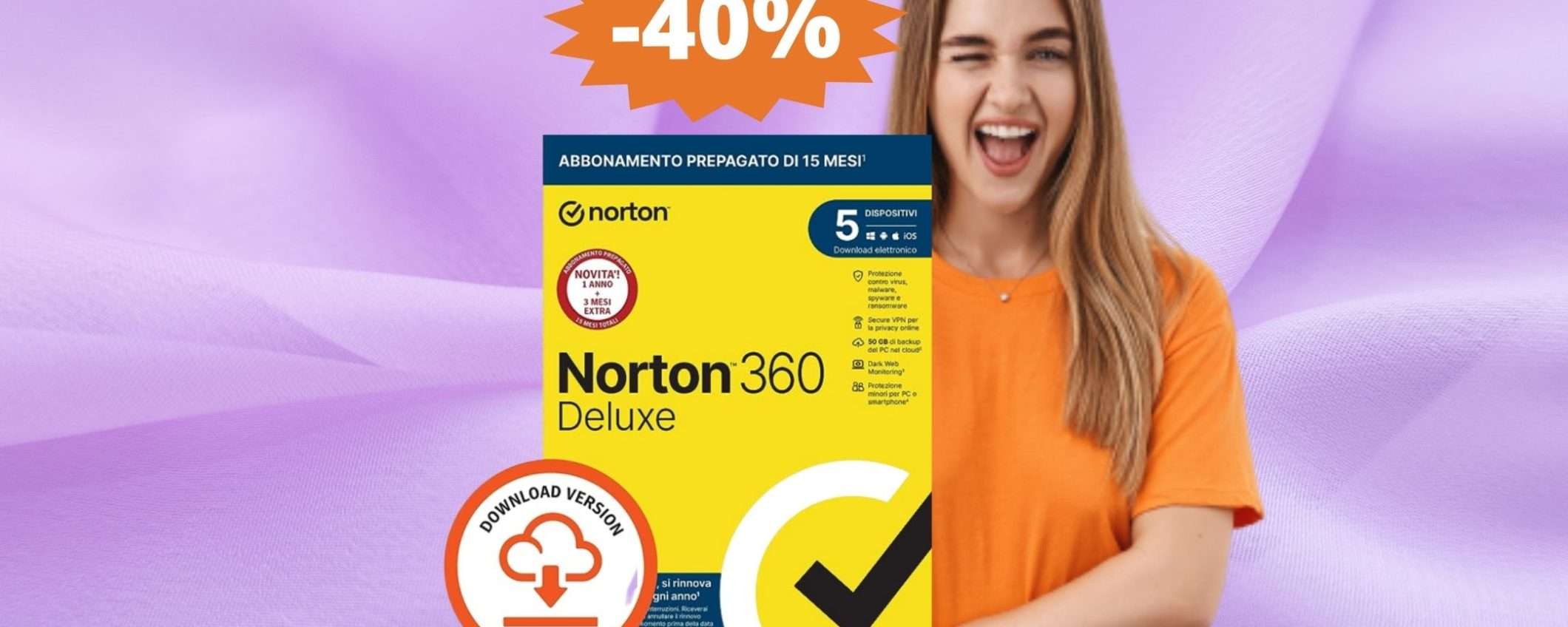 Norton 360 Deluxe 2024: AFFARE imperdibile per i Black Friday