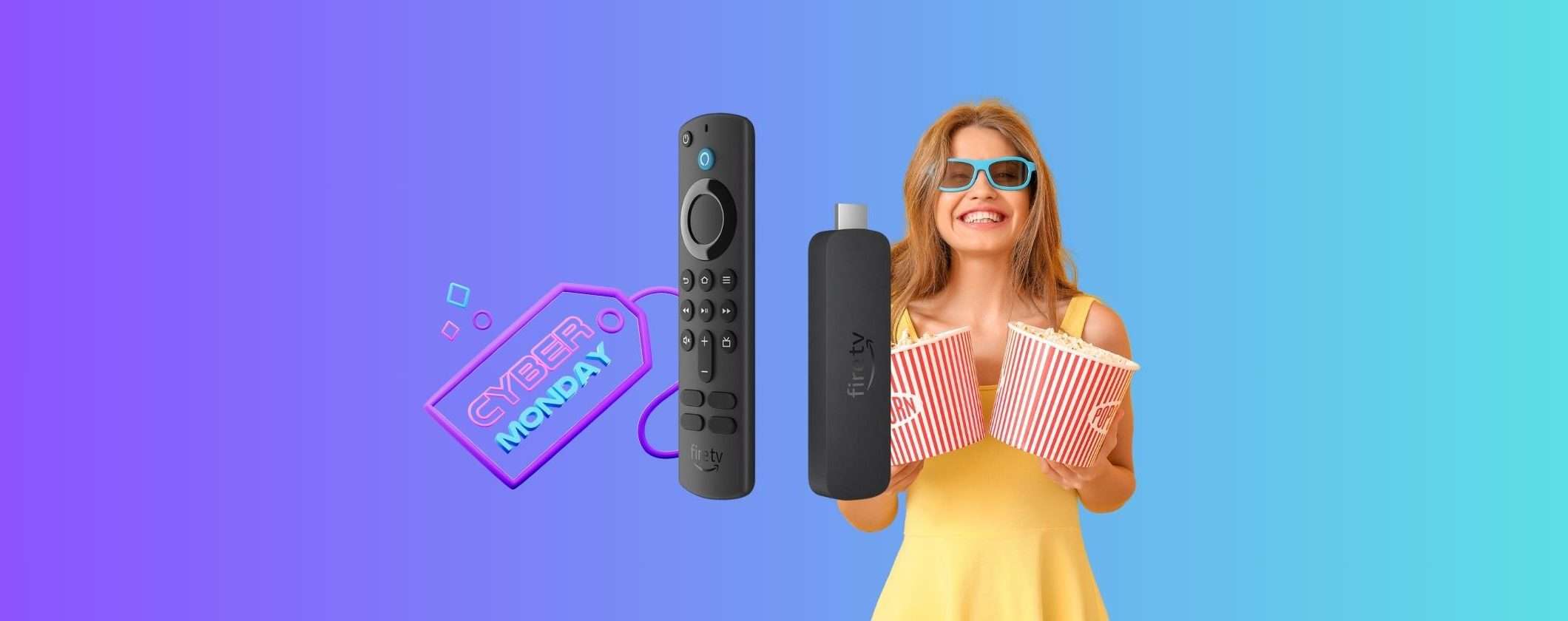 Fire TV Stick 4K a metà prezzo con il Cyber Monday di Amazon