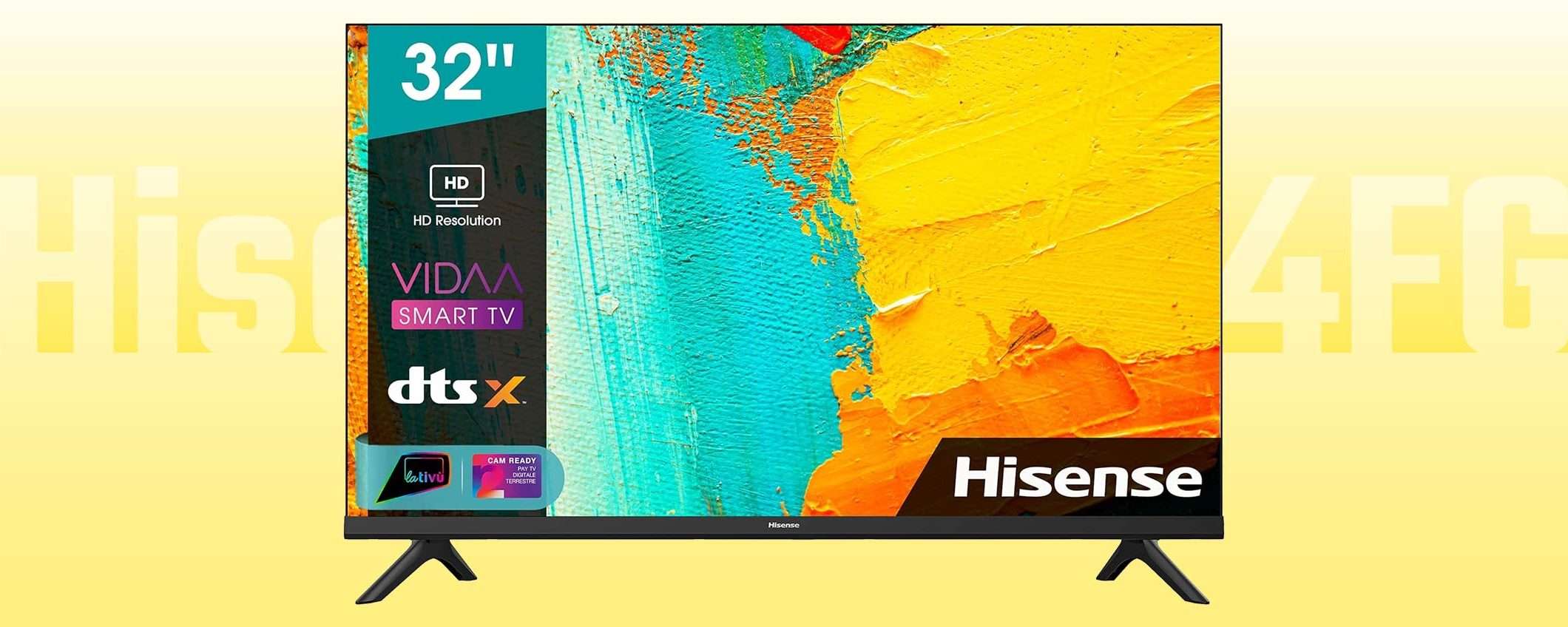 Smart TV Hisense (32 pollici) al PREZZO STRACCIATO di 179€