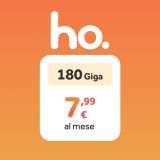 Ho Mobile 180GB: promo autunnale a 7,99€ al mese