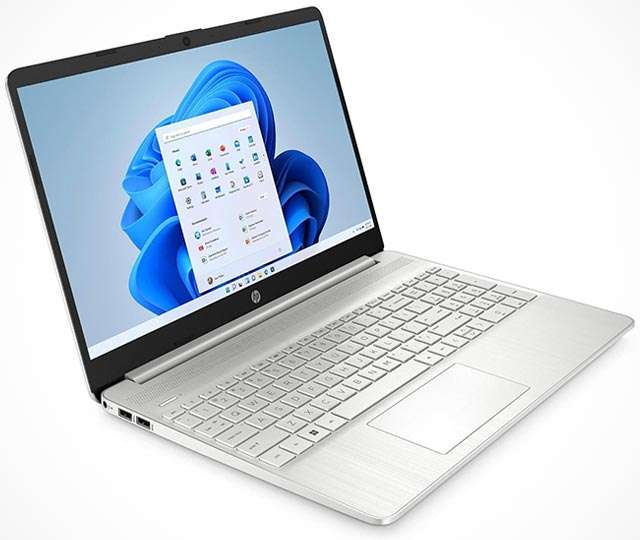 Il notebook HP 15s da 15,6 pollici con Intel Core i3 e Windows 11