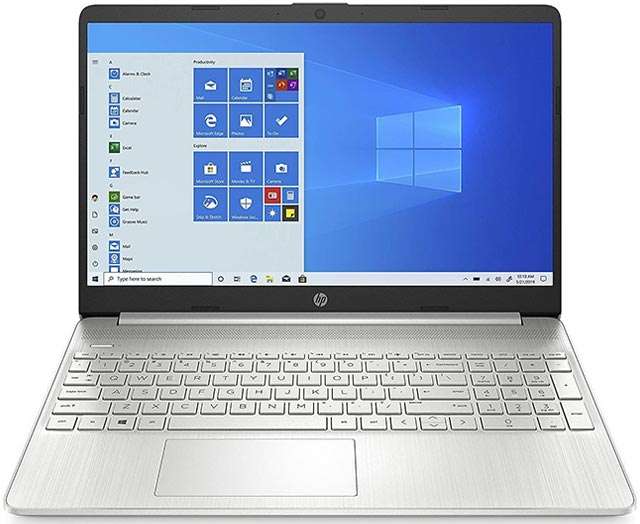Il notebook HP 15s con Windows 11 Home e display Full HD da 15,6 pollici