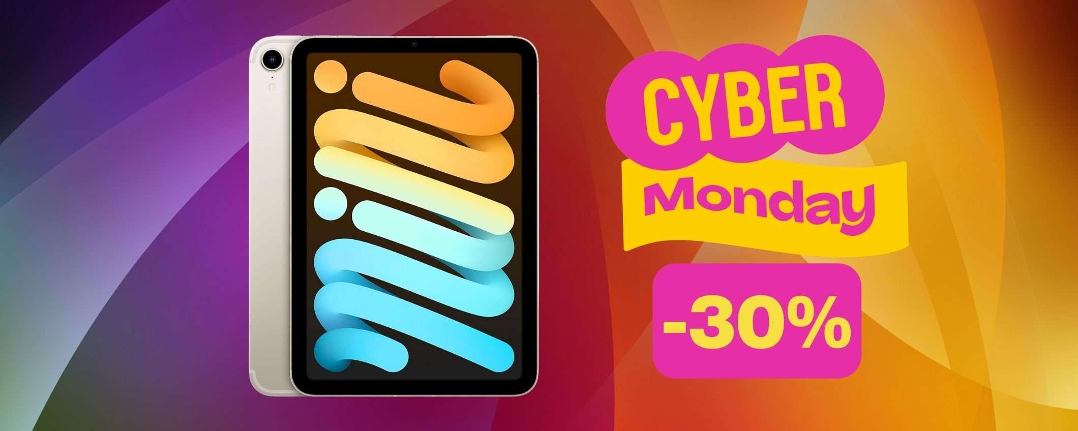 Cyber Monday Amazon: iPad Mini WiFi + Cellular con il 30% di SCONTO