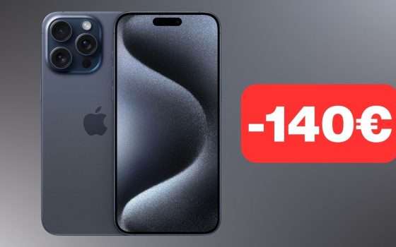 iPhone 15 Pro Max disponibile e al MINIMO STORICO su Amazon (-140€)
