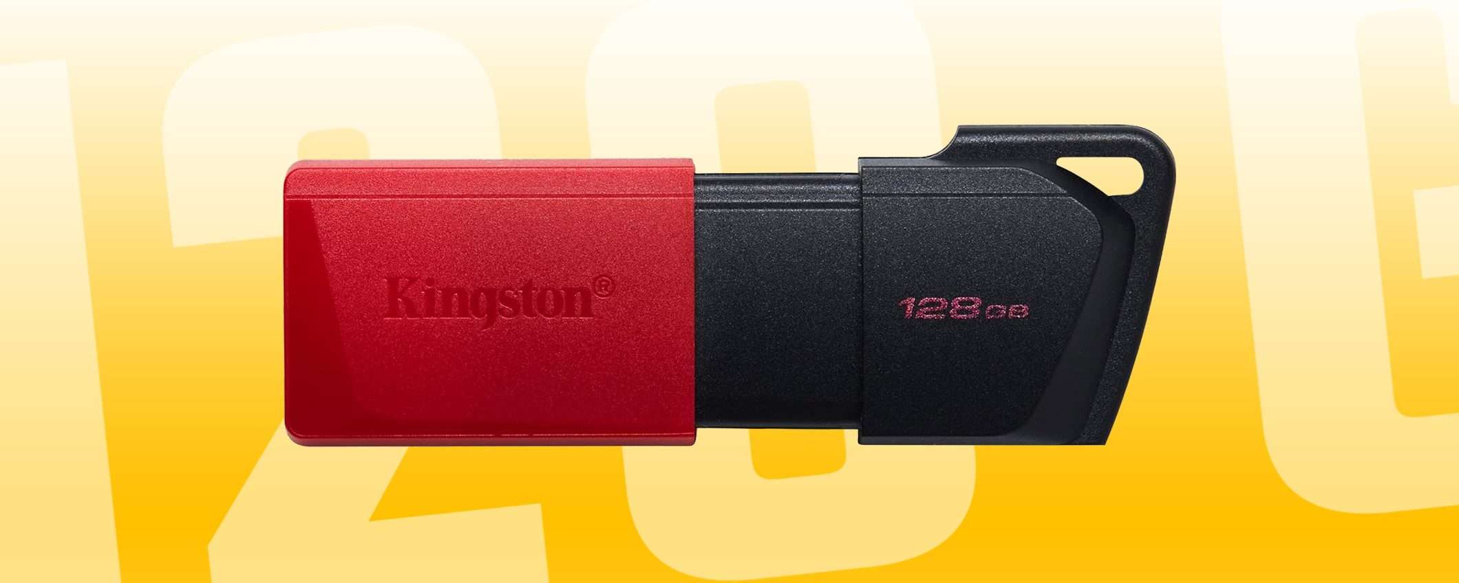 Pendrive Kingston da 128 GB a 10€: GIÙ IL PREZZO