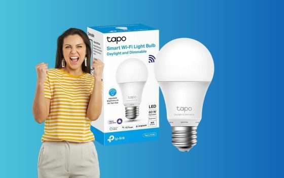 Lampadina WiFi Tapo L520E: 18% di SCONTO su Amazon