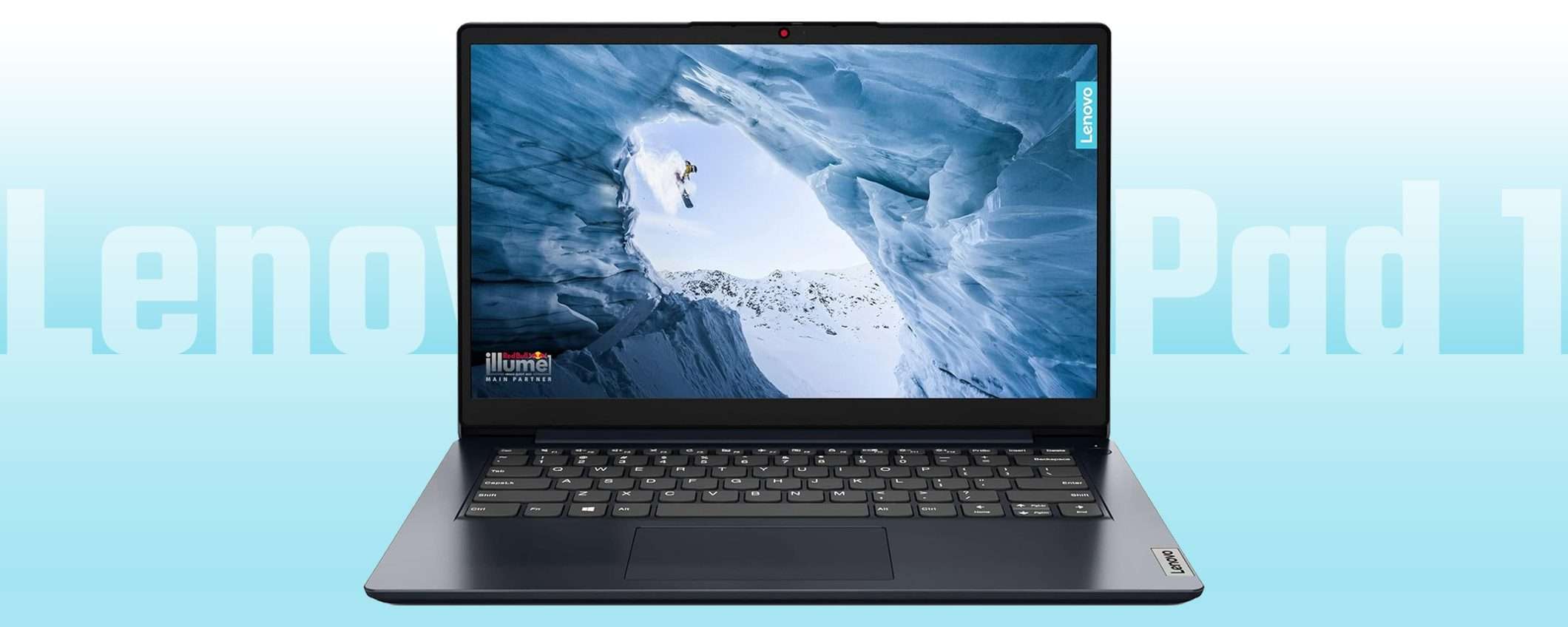 Notebook Lenovo (Intel/W11) con Microsoft 365 a soli 249€
