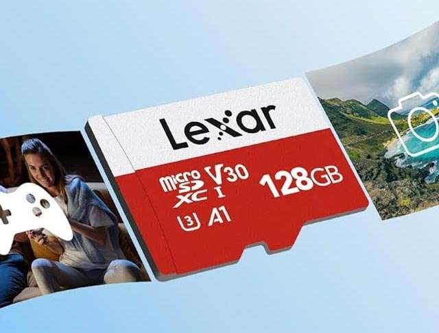La microSD da 128 GB di Lexar