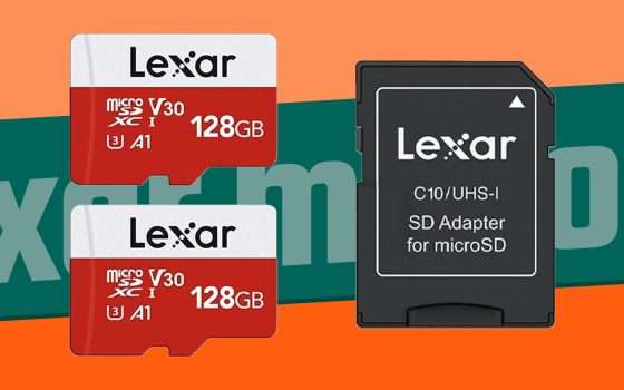 Black Friday: microSD Lexar da 128 GB a PREZZO STRACCIATO