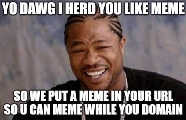Un meme sui domini di primo livello .meme